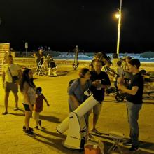 Observación astronómica en Málaga